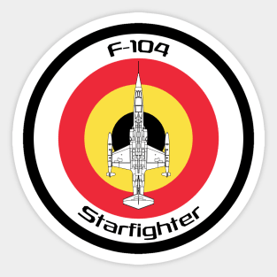 F-104 Starfighter (BE) Sticker